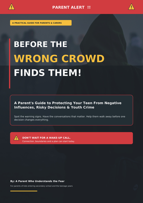Before the Wrong Crowd Finds Them updated PDF guide cover