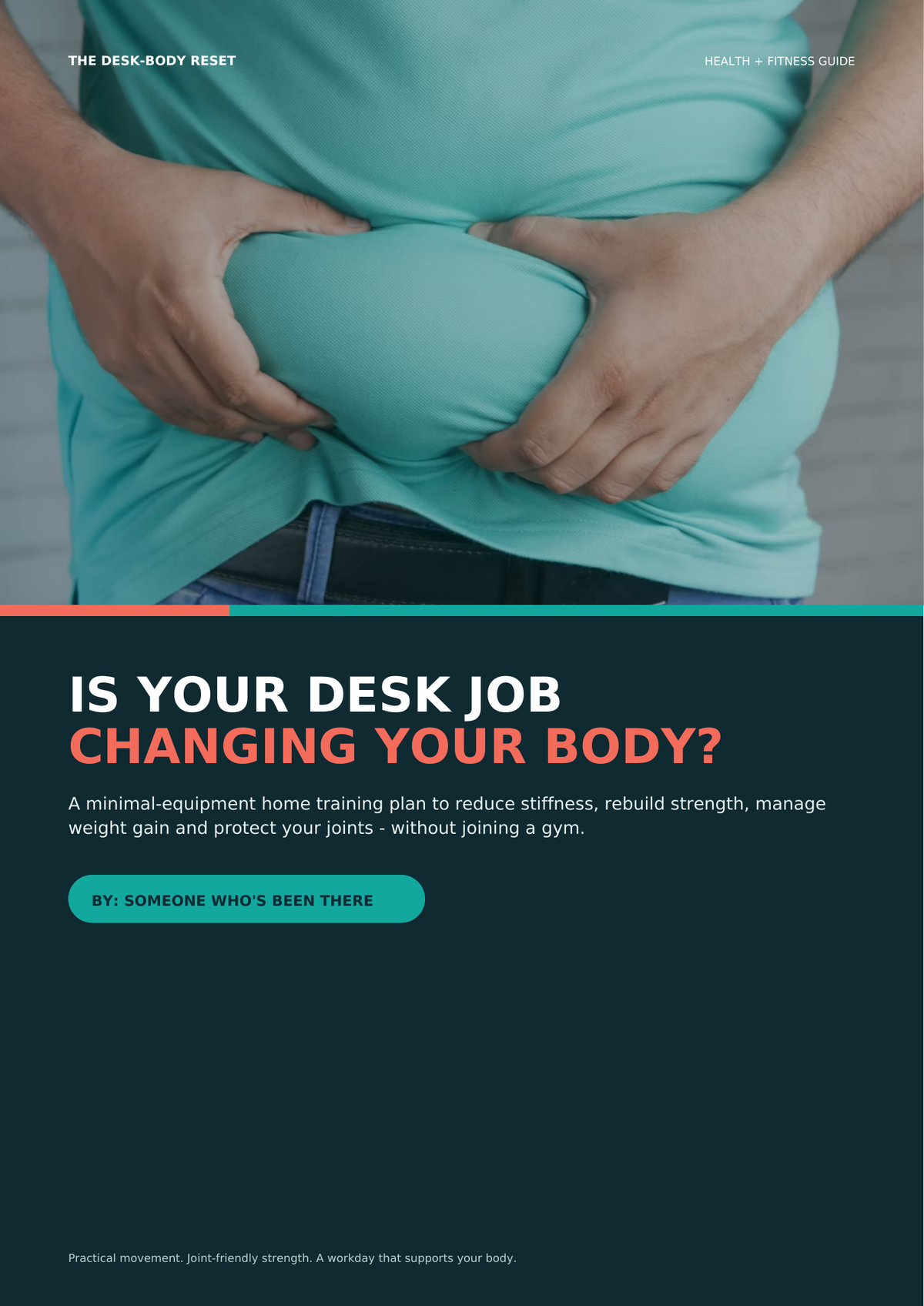 Is Your Desk Job Changing Your Body? health and fitness PDF guide cover