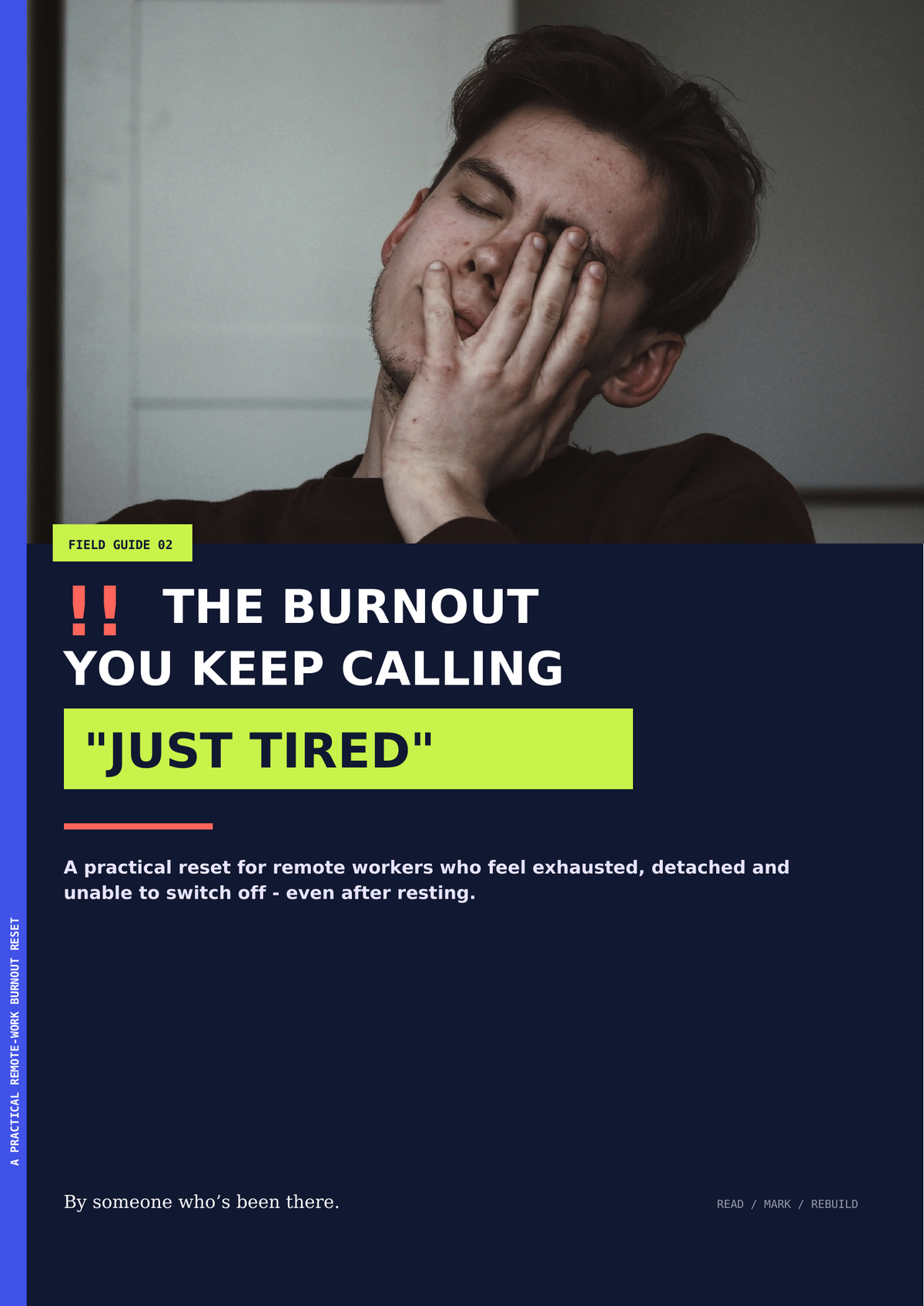 Cover of "The Burnout You Keep Calling Just Tired" digital guide
