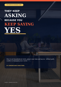 Cover of They Keep Asking Because You Keep Saying Yes, a workplace boundaries PDF guide