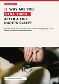 Cover of Why Are You Still Tired After a Full Night's Sleep? by Simone